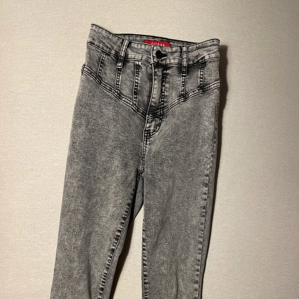 NWOT GUESS ACID WASH HIGH WAISTED JEANS SIZE 25